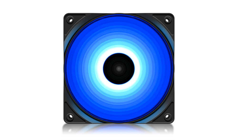 Cooler for PSU/CASE DEEPCOOL RF120 BLUE LED 120x120x25mm Hydro Bearing 1300 RPM