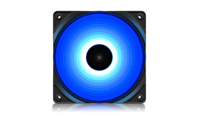 Cooler for PSU/CASE DEEPCOOL RF120 BLUE LED 120x120x25mm Hydro Bearing 1300 RPM