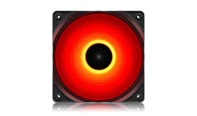 Cooler for PSU/CASE DEEPCOOL RF120 RED LED 120x120x25mm Hydro Bearing 1300 RPM