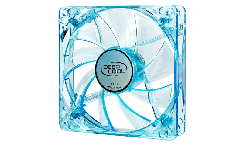 Система охлаждения DEEPCOOL XFAN120U, для блока питания / корпуса, GREEN/BLUE LED 120x120x25 mm