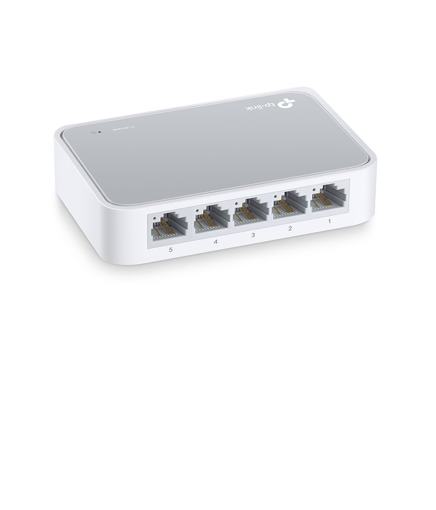 Коммутатор TP-Link TL-SF1005D, Миниатюрный, 5 портов 10/100M RJ45, Корпус пластик