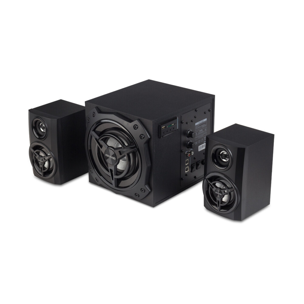 Microlab Speakers T-11 2.1 BLACK 46W (30W+8Wx2) AUX,BT,SD,USB
