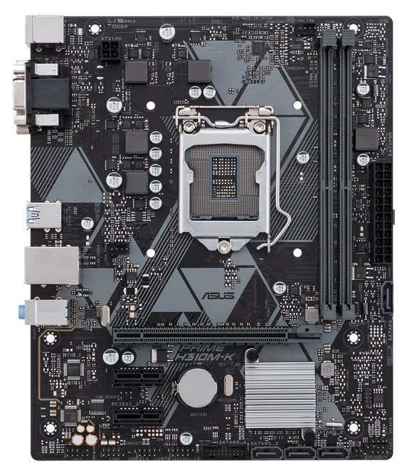 MB LGA1151v2 Asus H310M-K,2xDDR4,10xUSB,USB 3.1,mATX,2PCIe,PCIe16x VGA DVI