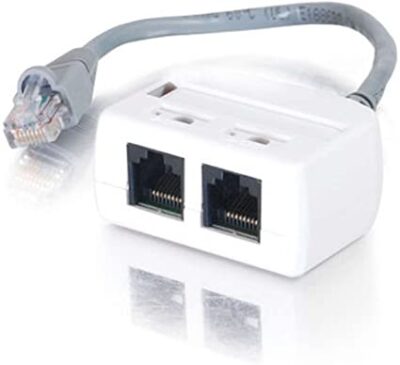 Адаптер CABLESTOGO 37133, 1хRJ-45 to 2xRJ-45, UTP, cat5Е