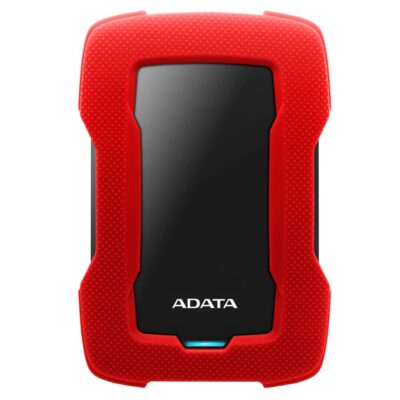 External HDD ADATA 1TB HD330 USB 3.2 Gen1 Read up:135Mb/s/Write up:125Mb/s Red
