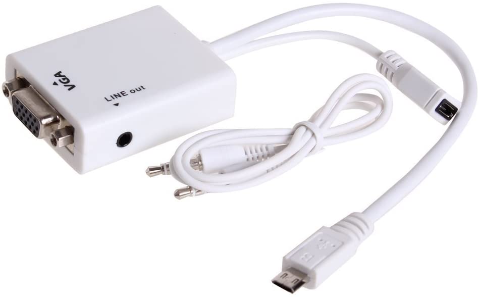 Конвертер MHL USB micro to VGA + Audio