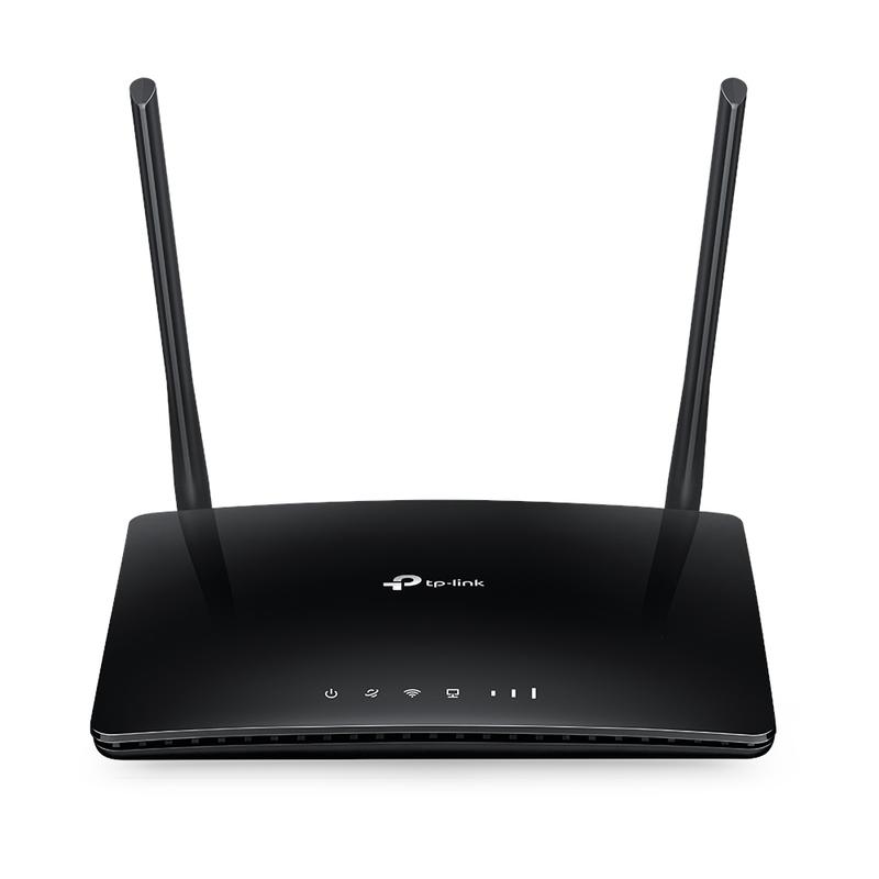 Маршрутизатор TP-Link Archer MR200, до 150 Мбит/с, 3 порта LAN 10/100 Мбит/с, 1 порт LAN/WAN 10/100 Мбит/с, 1 слот для micro SIM-карты