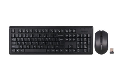 A4TECH 4200N (GK-92+G3-220N) V-TRACK WIRELESS KEYBOARD+MOUSE SET USB BLACK US+RUSSIAN