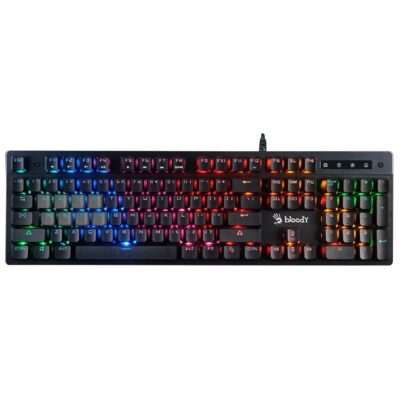A4TECH BLOODY B500N GAMING MECHA-LIKE SWITCH NEON BACKLIGHT KEYBOARD USB US+RUSSIAN