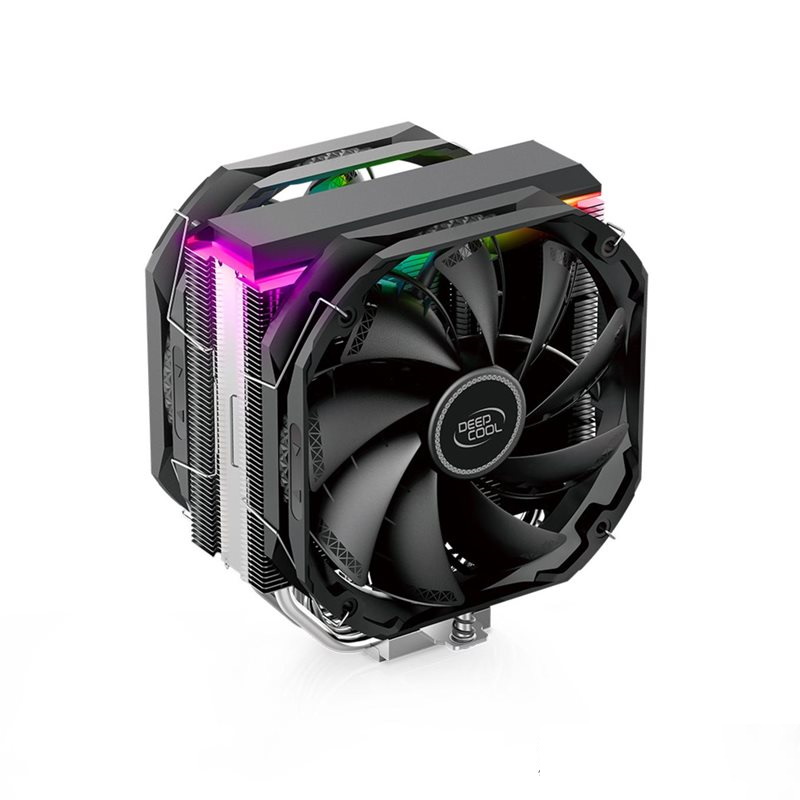 CPU cooler DEEPCOOL AS500 A-RGB LGA775/115*/1200/AMD 140 mm Black PWM fan, 500-1500rpm,5HP