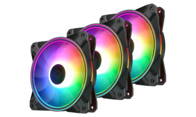 Cooler for PSU/CASE DEEPCOOL CF120 PLUS(3IN1 SET) A-RGB LED 3x120x120x25mm Hydro Bearing 500-1800rpm