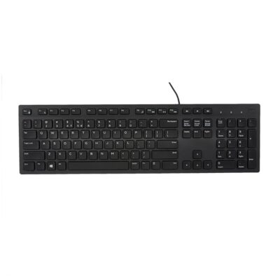 Клавиатура DELL KB216 580-ADHD, USB, проводная, черная, рус/англ/каз