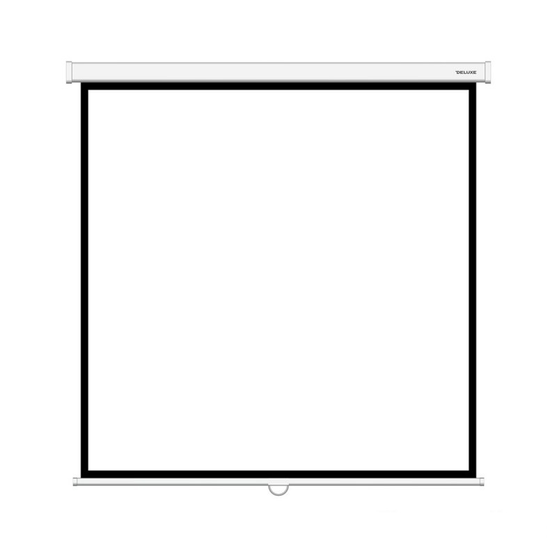 Экран механический XG DLS-M203xW, Настенный/потолочный, Рабочая поверхность 195х195 см., 1:1, Matt white, Белый