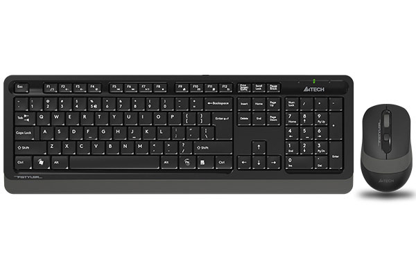 A4TECH FSTYLER FG1010 (FG10+FGK10) MULTIMEDIA SLEEK COMFORT KEYBOARD + MOUSE COMBO SET WIRELESS BLA