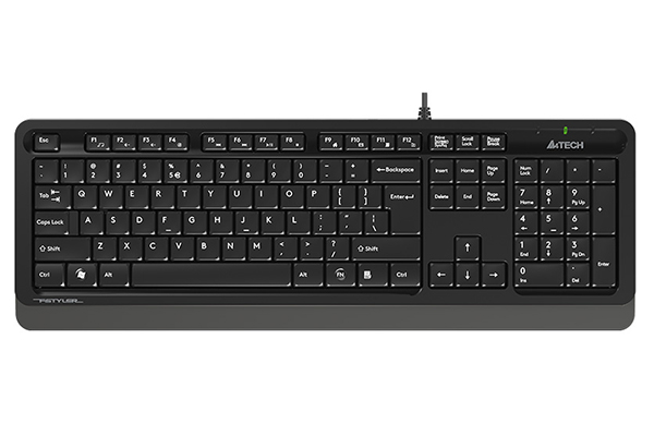 A4TECH FSTYLER FK10 MULTIMEDIA SLEEK COMFORT KEYBOARD USB BLACK US+RUSSIAN
