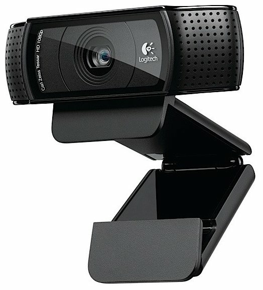 Веб-камера Logitech C920 Pro, Full HD 1080p/30fps, 15MP, автофокус, угол обзора 78°, стереомикрофон, кабель 1.5м, USB 2.0, черная