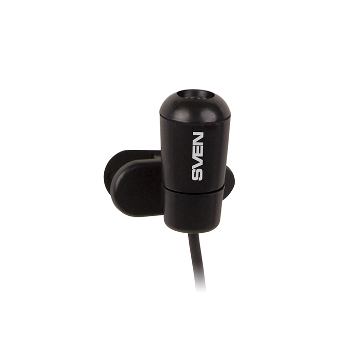 Микрофон SVEN MK-170, клипса, 3.5 мм mini-jack, кабель 1.8м, черный