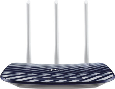 Маршрутизатор TP-Link Archer C20, 802.11a/b/g/n/AC. 2.4Ггц/5Ггц AC750, 1 WAN порт 10/100М + 4 LAN порта 10/100М