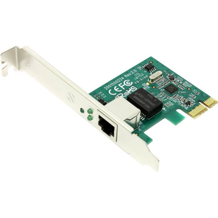 Сетевая карта TP-Link TG-3468, 10/100/1000 Мбит/с адаптер PCIe (32 бита), Wake-on-LAN