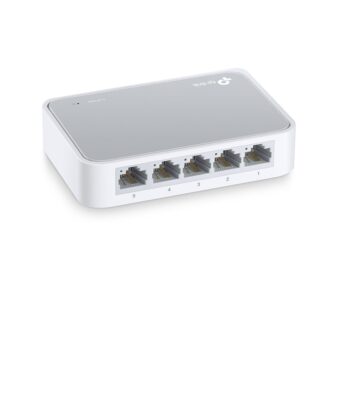 Коммутатор TP-Link TL-SF1005D, Миниатюрный, 5 портов 10/100M RJ45, Корпус пластик