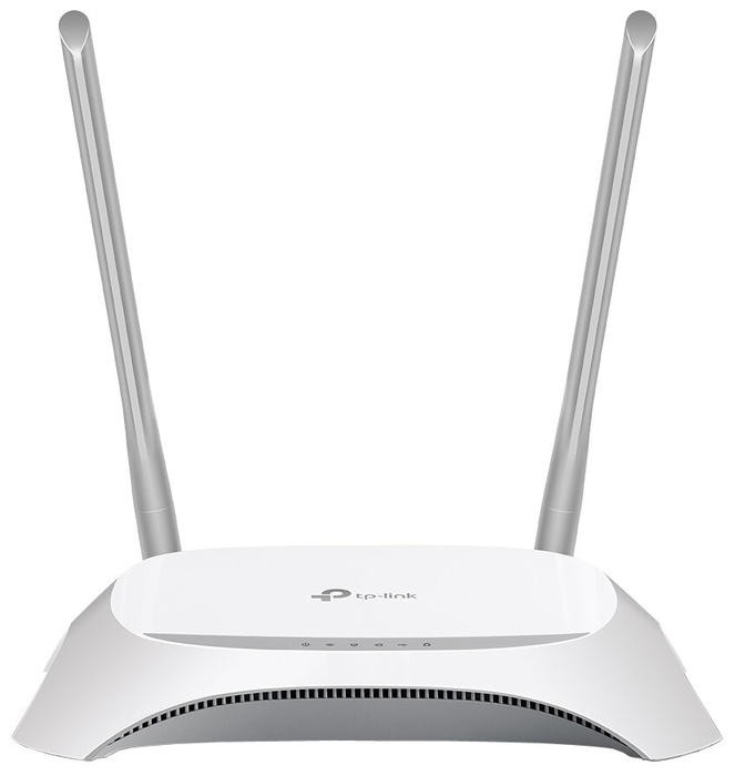 Маршрутизатор TP-LINK TL-WR842N, до 300 Мбит/с, 2.4ГГц, 2-антенный, 1 WAN + 4 LAN 10/100 Мбит/с, 1*U
