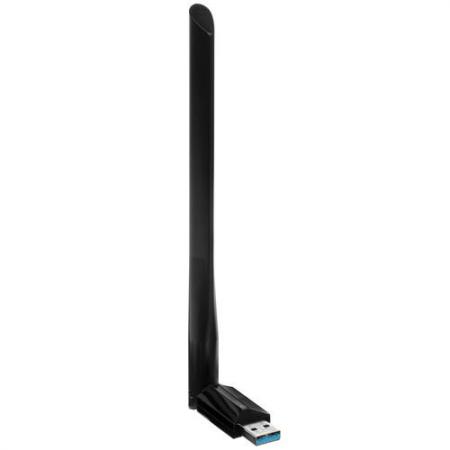 USB-адаптер TP-Link Archer T3U Plus, 802.11b/g/n 2,4 ГГц, 802.11a/n/ac 5 ГГц, 5 ГГц:11ac: до 867 Мбит/с, 2,4 ГГц: 11n: до 400 Мбит/с, USB 3.0, 1 внешняя антенна с высоким коэффициентом усиления