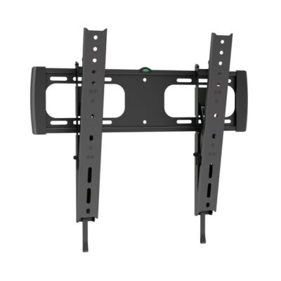 Кронштейн для ТВ и мониторов Deluxe DLMM-2609, Т-Series, Макс. нагрузка-40 кг, Диагональ экрана от 32" до 55", Угол наклона 12°вниз, Уровень, Чёрный