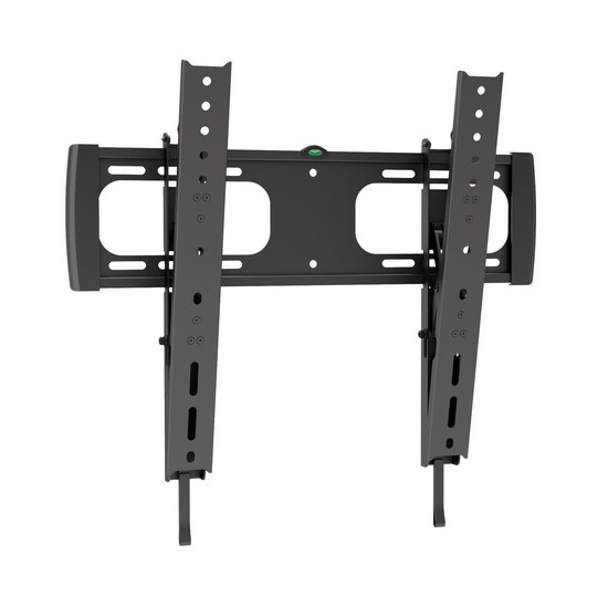 Кронштейн для ТВ и мониторов Deluxe DLMM-2609, Т-Series, Макс. нагрузка-40 кг, Диагональ экрана от 32" до 55", Угол наклона 12°вниз, Уровень, Чёрный