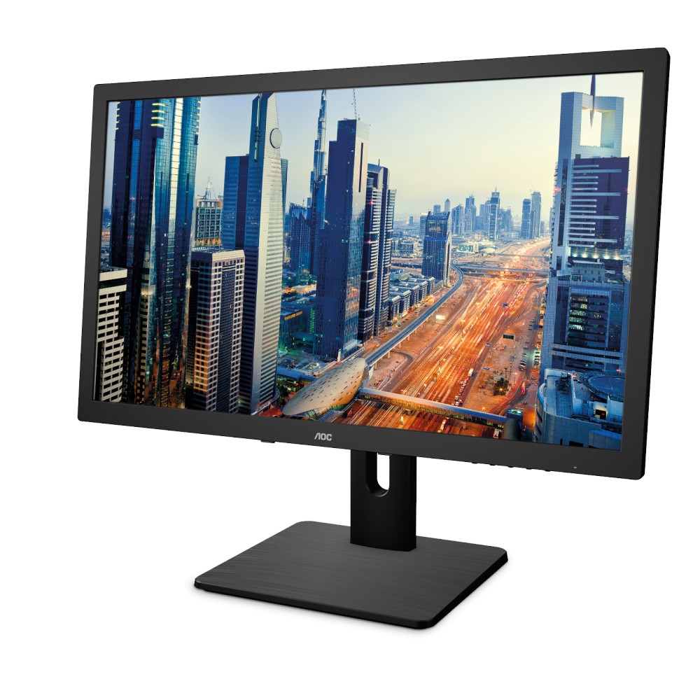 Монитор AOC I2375PQU, LCD 23" IPS, 1920x1080, 50M:1DC, 250cd/m2, 4ms, 178°/178°, D-Sub, DVI, HDMI, DP, USB, подсветка без мерцания (Flicker-Free), поворот на 90 градусов, регулировка по высоте, встроенные колонки