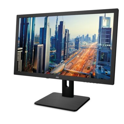 Монитор AOC I2375PQU, LCD 23" IPS, 1920x1080, 50M:1DC, 250cd/m2, 4ms, 178°/178°, D-Sub, DVI, HDMI, DP, USB, подсветка без мерцания (Flicker-Free), поворот на 90 градусов, регулировка по высоте, встроенные колонки