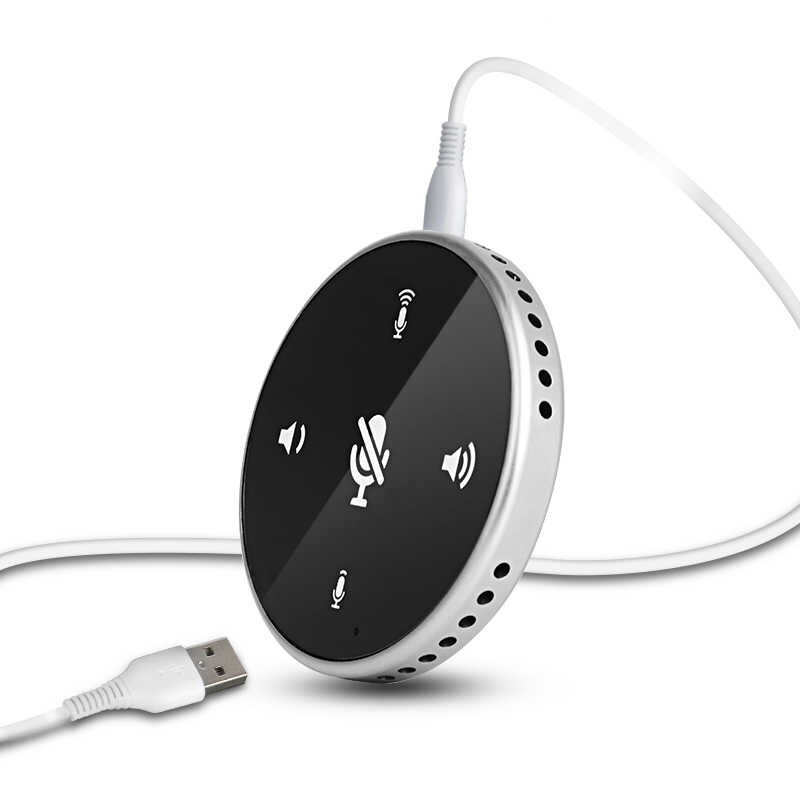 YARMEE YR21 Спикерфон USB, динамик 3W, дистанция 3-5м, сенсорное управление, кабель 2м