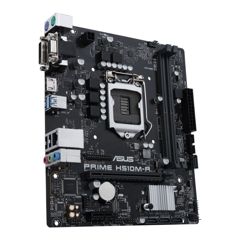 MB LGA1200 Asus H510M-R-SI,2xDDR4,10xUSB,4xSATAIII,mATX,PCIe16x,PCIE4x,VGA,DVI, HDMI