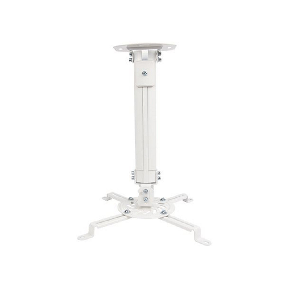 Кронштейн потолочный Brateck PRB-18S, Макс. нагрузка - 13,5 кг, Для проекторов, Вращение до 360°, Угол наклона +/-15°, Белый