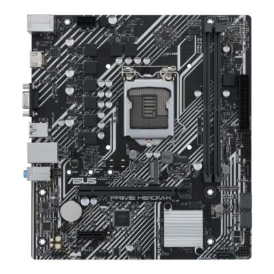 MB LGA1200 Asus H510M-K,2xDDR4,10xUSB,M.2,4xSATAIII,mATX,PCIe16x,1xPCIe,VGA, HDMI