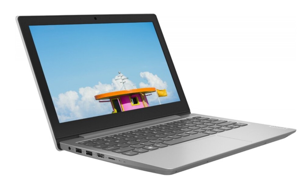 Ноутбук LENOVO IdeaPad 111ADA05 82GV001NRK, AMD3020e 1.20GHz Dual, 4GB, 128GB SSD, 11.6'' HD(1366x768) nonGLARE, noDVD, WiFi, BT4.2, 0.3MP, microSD, DOS, GREY