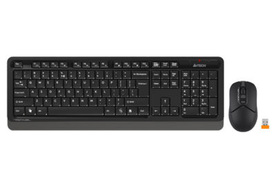 A4TECH FSTYLER FG1012 (FG12+FGK10) MULTIMEDIA SLEEK COMFORT KEYBOARD + MOUSE COMBO SET WIRELESS BLA