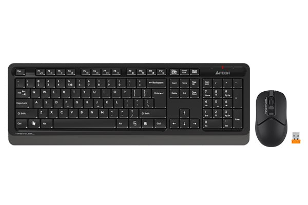 A4TECH FSTYLER FG1012 (FG12+FGK10) MULTIMEDIA SLEEK COMFORT KEYBOARD + MOUSE COMBO SET WIRELESS BLA