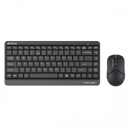 A4TECH FSTYLER FG1112 (FG12+FGK11) MULTIMEDIA SLEEK COMFORT KEYBOARD+MOUSE COMBO SET WIRELESS BLACK
