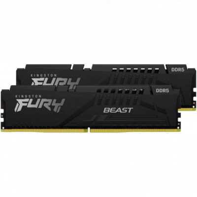 DDR5 16GB (2x8GB) PC-44800 (5600MHz) KINGSTON FURY BEAST BLACK EXPO KF556C36BBEK2-16