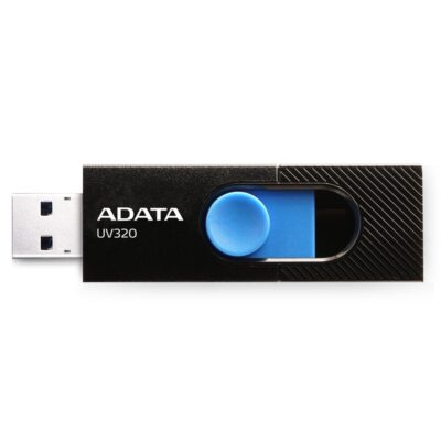 Накопитель ADATA UV320, 128Gb, USB 3.2, BLACK/BLUE
