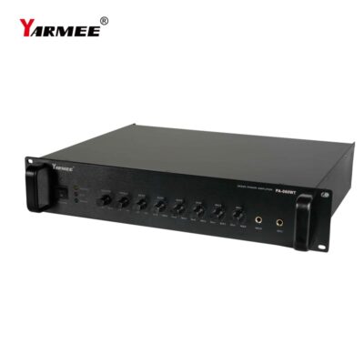 YARMEE PA060WT Микшер - усилитель 60W/4~16 Ω/70V/100V, 2 Mic In 6,35mm, 1 Line Out RCA, 2 Aux in RCA