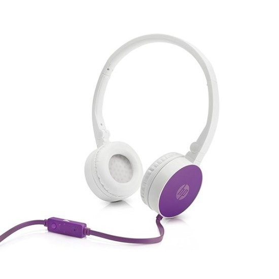 Наушники с микрофоном HP H2800 F6J06AA, фиолетовый