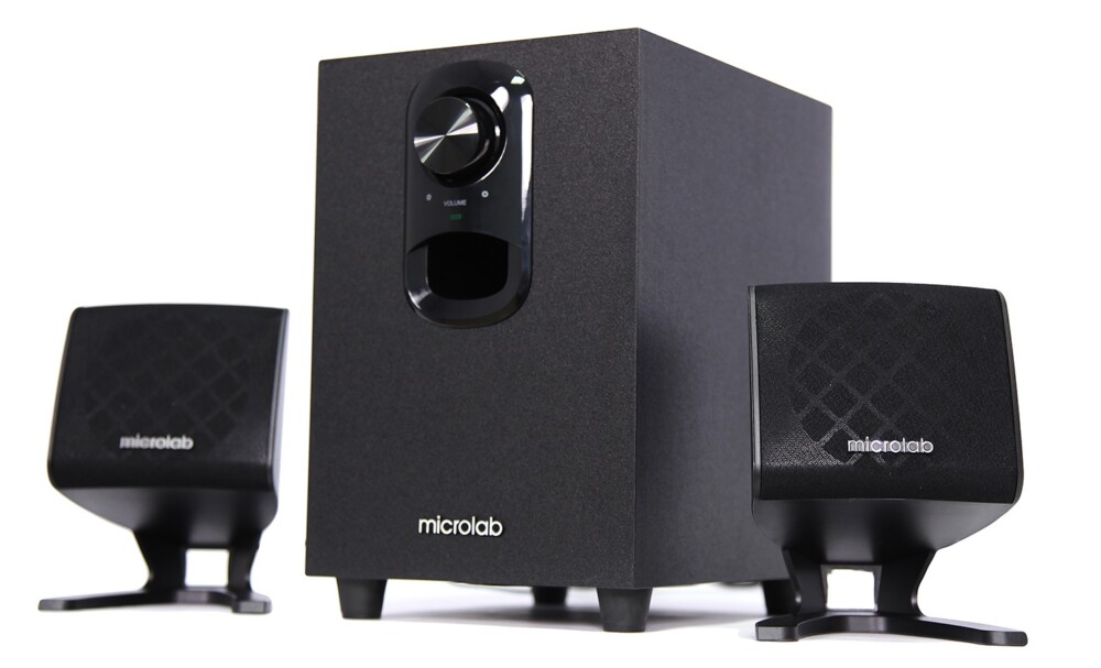 Microlab Subwoofer M-108BT 2.1 BLACK 11W (6W+2.5W*2), Bluetooth 5.0