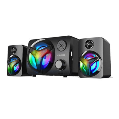 Microlab Subwoofer U-210 RGB 2.1 BLACK 11W (5W+3W*2)