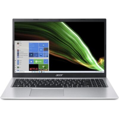 Acer Aspire A315-35 Silver Intel N4500 (up to 2.8Ghz), 4GB, 128GB SSD, Intel HD Graphics, 15.6" IPS FULL HD (1920x1080), WiFi, LAN RJ45, BT, Cam, DOS, Eng-Rus