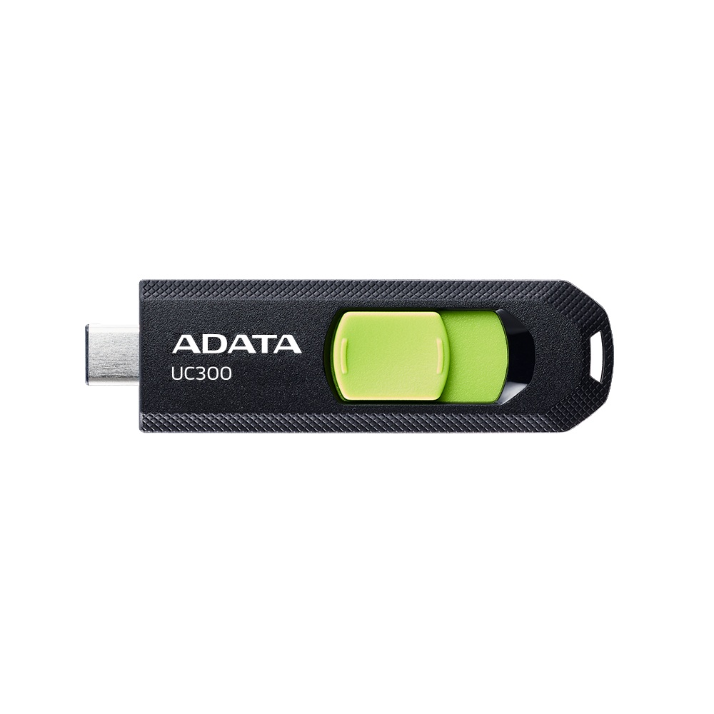 Накопитель ADATA UC300, 32Gb, USB 3.2, Type-C, black-green