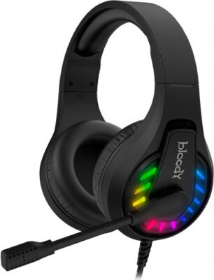 Наушники с микрофоном A4Tech BLOODY G230P RGB, Gaming, 3.5mm, Black