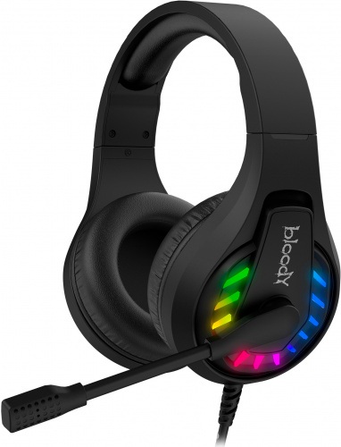 Наушники с микрофоном A4Tech BLOODY G230P RGB, Gaming, 3.5mm, Black
