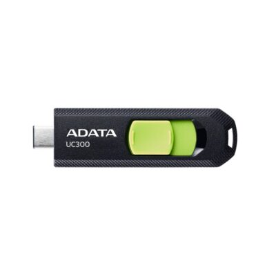 Накопитель ADATA UC300, 32Gb, USB 3.2, Type-C, black-green