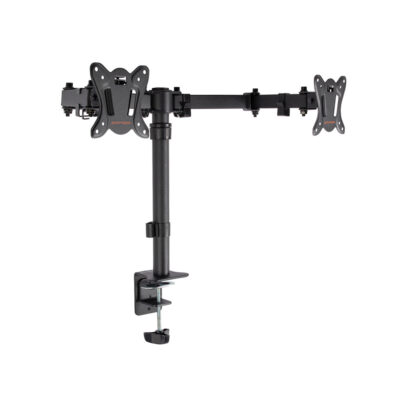 Кронштейн Arm media LCD-T13, для 2-х мониторов 15"-32", настольный, наклонно-поворотный, наклон ±45°, поворот 360°, 2х8кг, черный